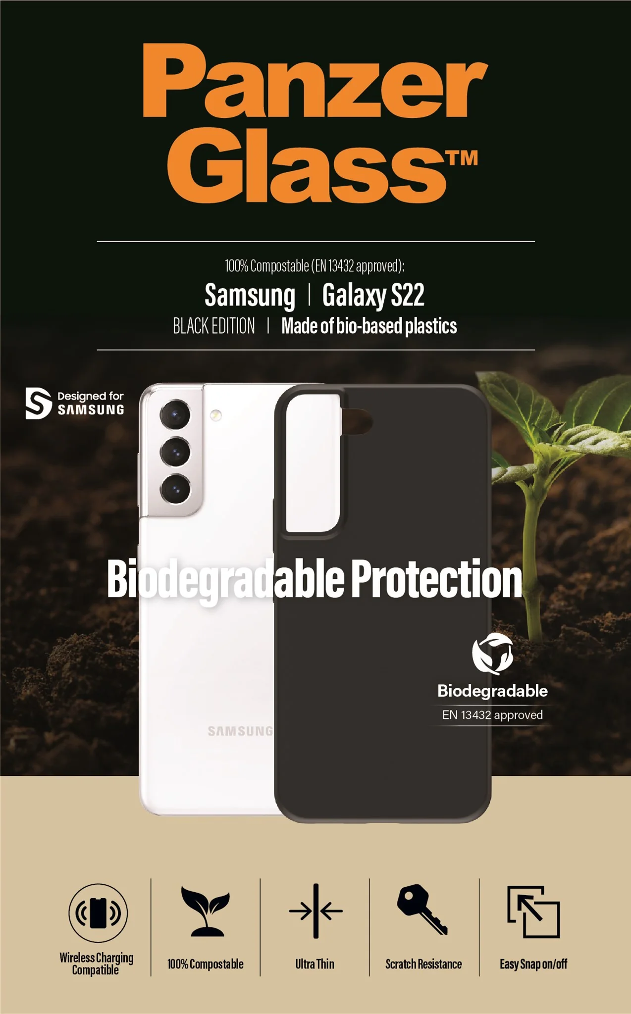 PanzerGlass® Biodegradable Case Samsung Galaxy S22 - Image 9