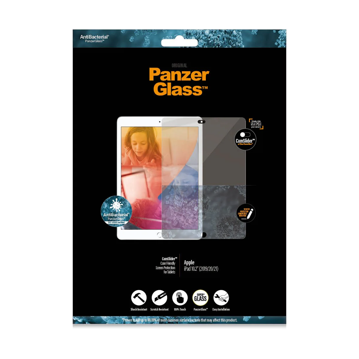 PanzerGlass® CamSlider® Skærmbeskyttelse iPad 10.2″ (2019-2021) - Image 3
