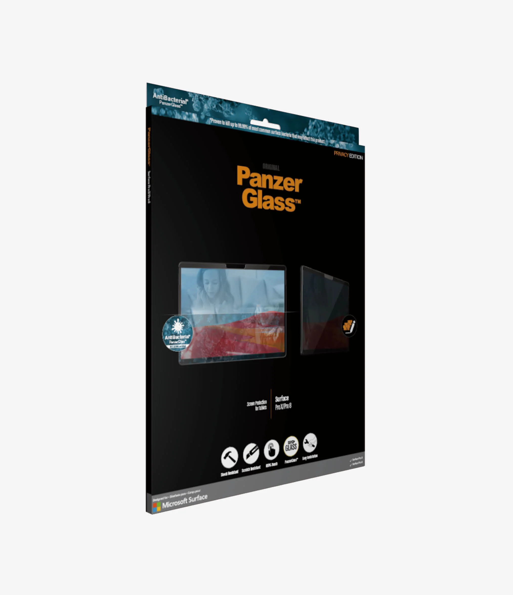 PanzerGlass™ Microsoft Surface Pro X/ Pro 8 - Privacy - Image 4