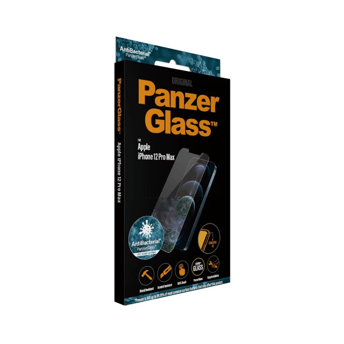 PanzerGlass® Skærmbeskyttelse iPhone 12 Pro Max | Standard Fit - Image 4