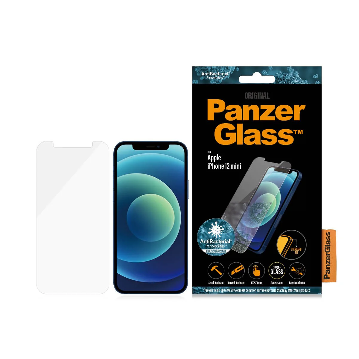 PanzerGlass® Skærmbeskyttelse iPhone 12 Mini | Standard Fit - Image 3