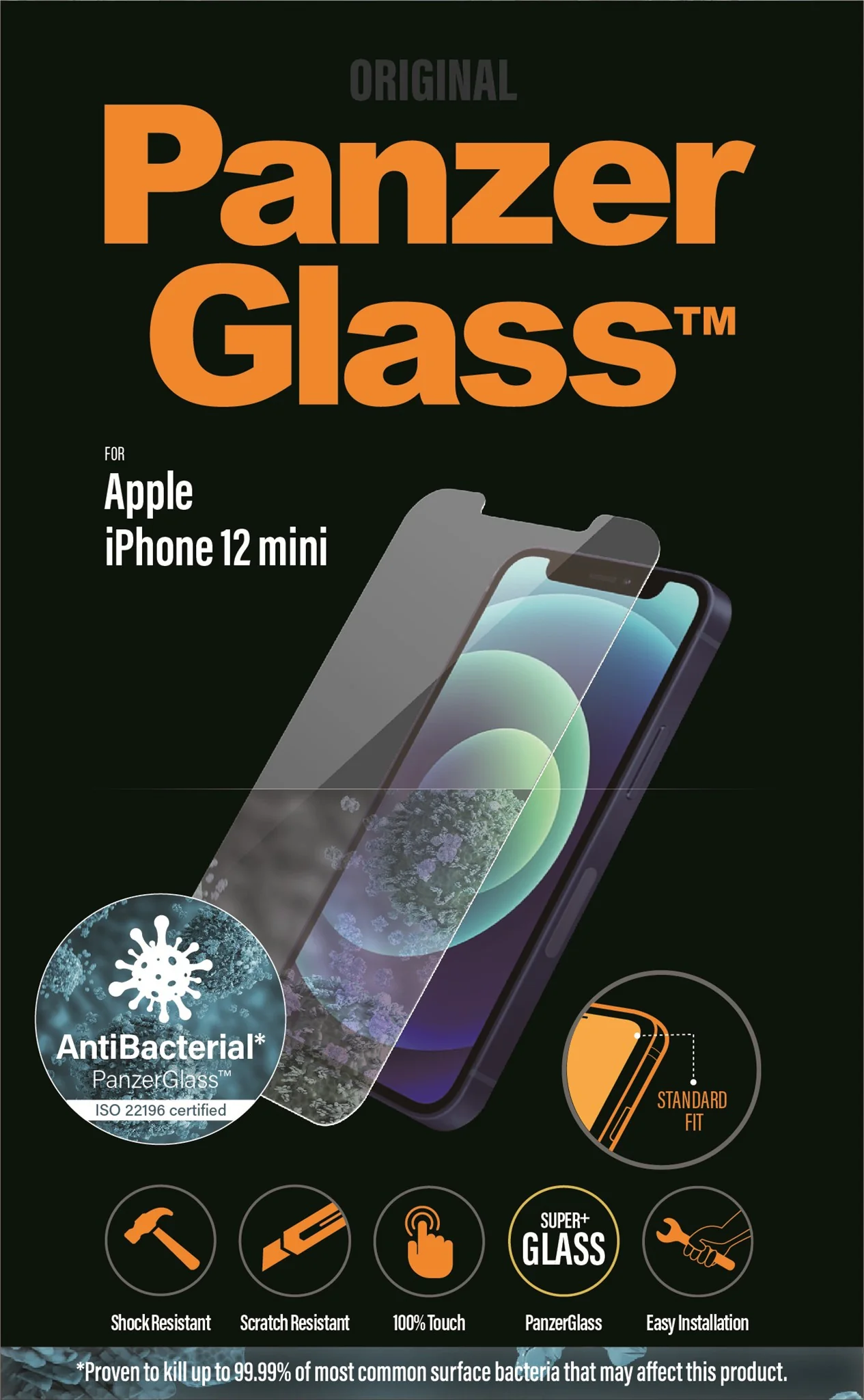 PanzerGlass® Skærmbeskyttelse iPhone 12 Mini | Standard Fit - Image 7