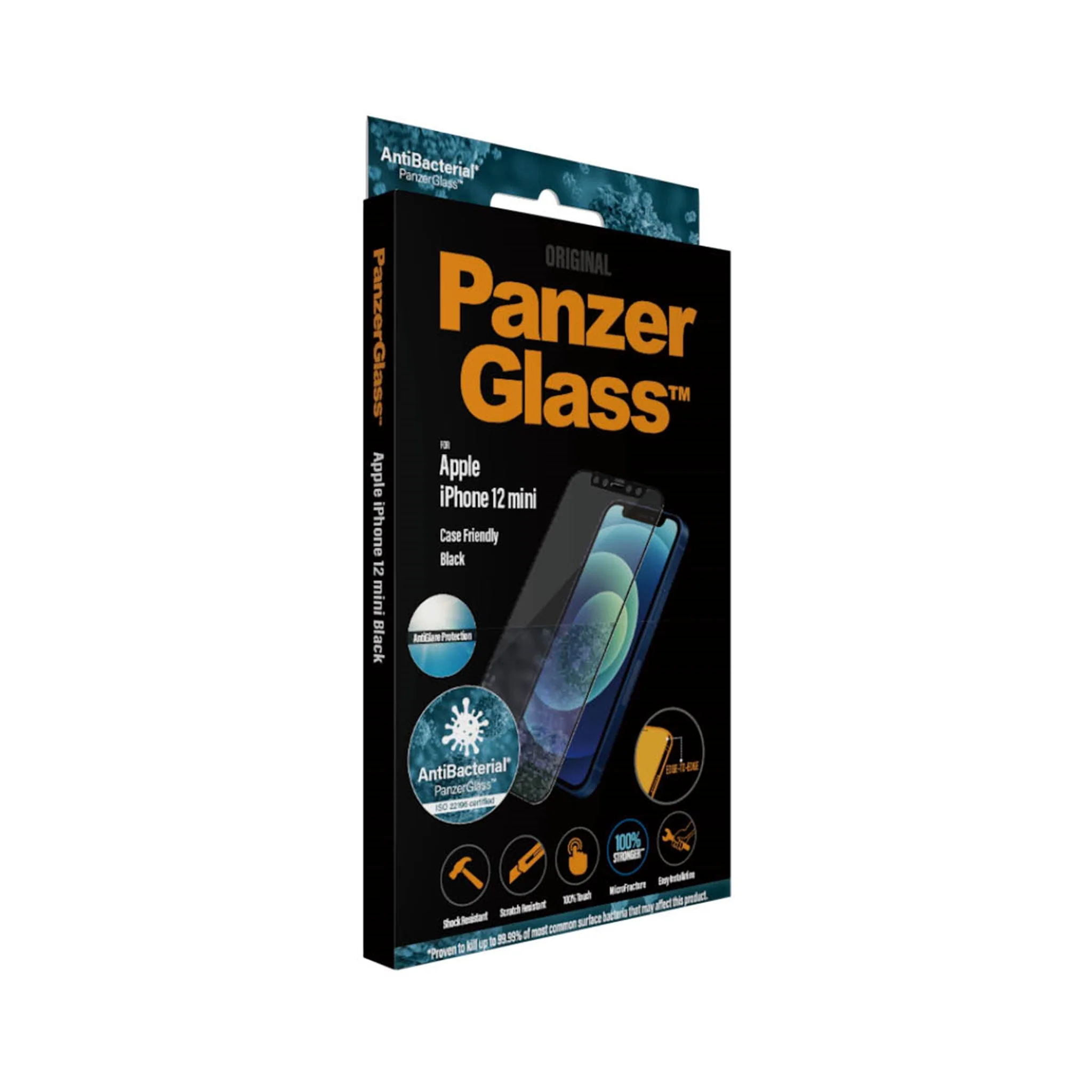 PanzerGlass™ Anti-glare Screen Protector Apple iPhone 12 Mini | Edge-to-Edge - Image 4