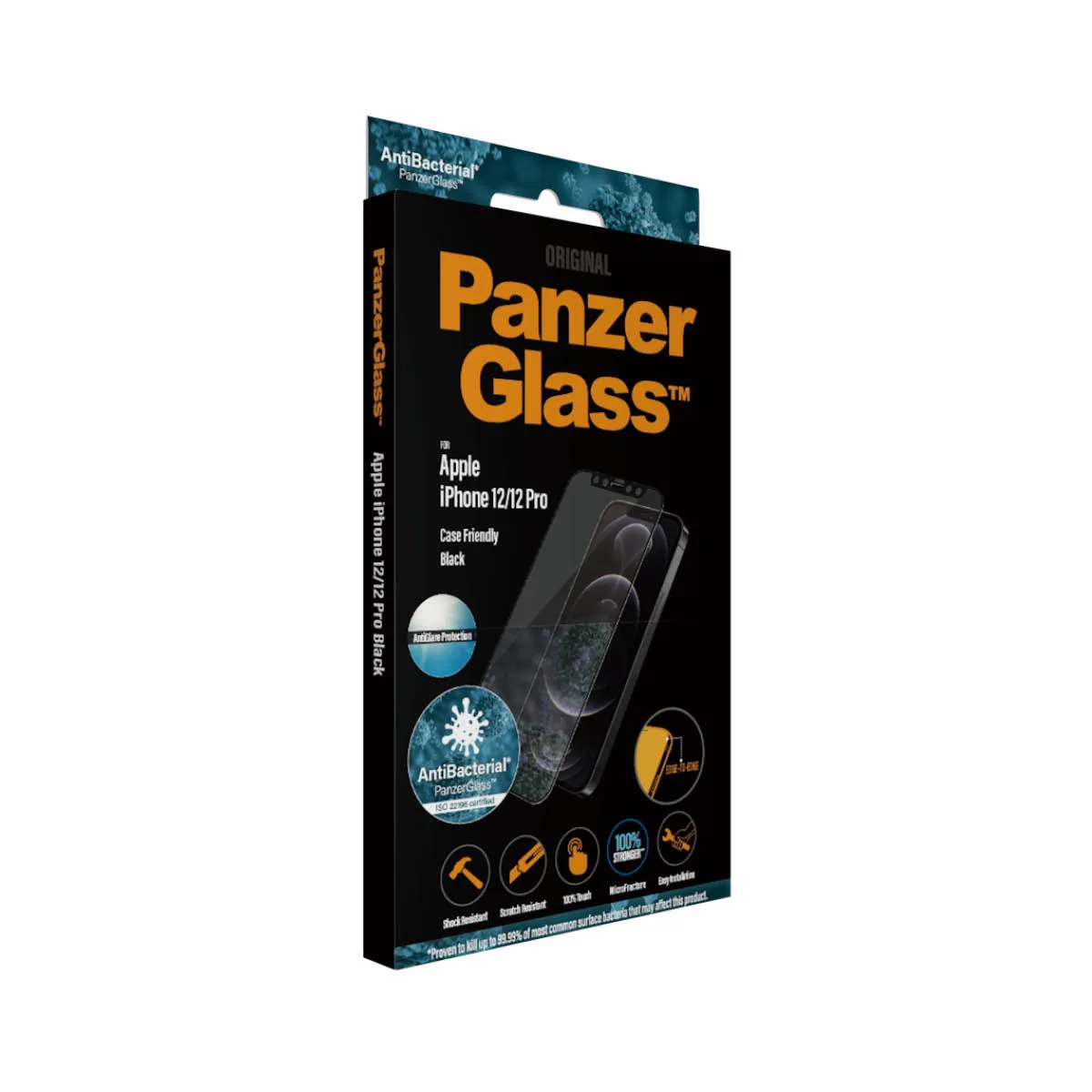 PanzerGlass® Anti-glare Skærmbeskyttelse iPhone 12 | 12 Pro | Edge-to-Edge - Image 4