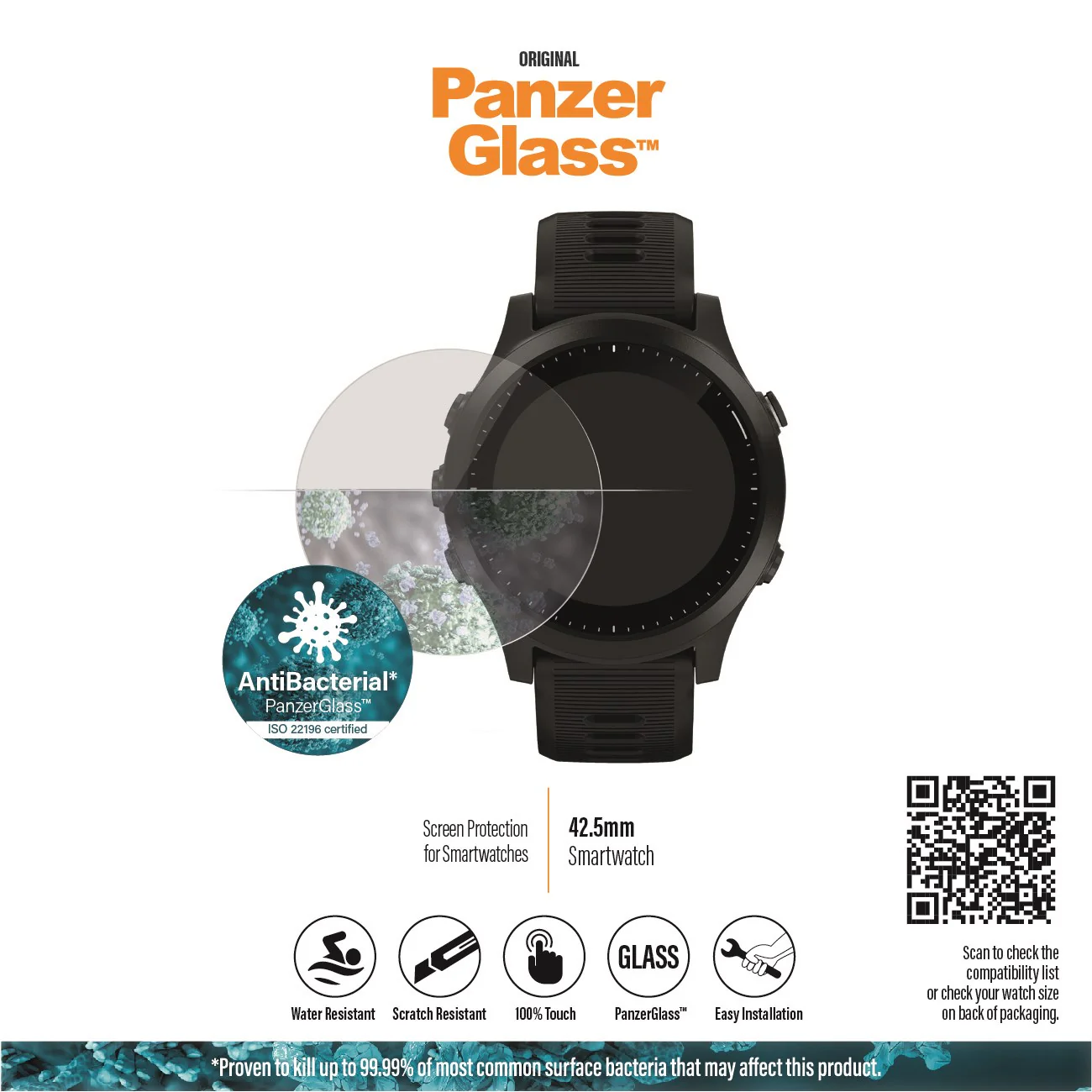 PanzerGlass® SmartWatch 42.5mm | Skærmbeskyttelse - Image 8