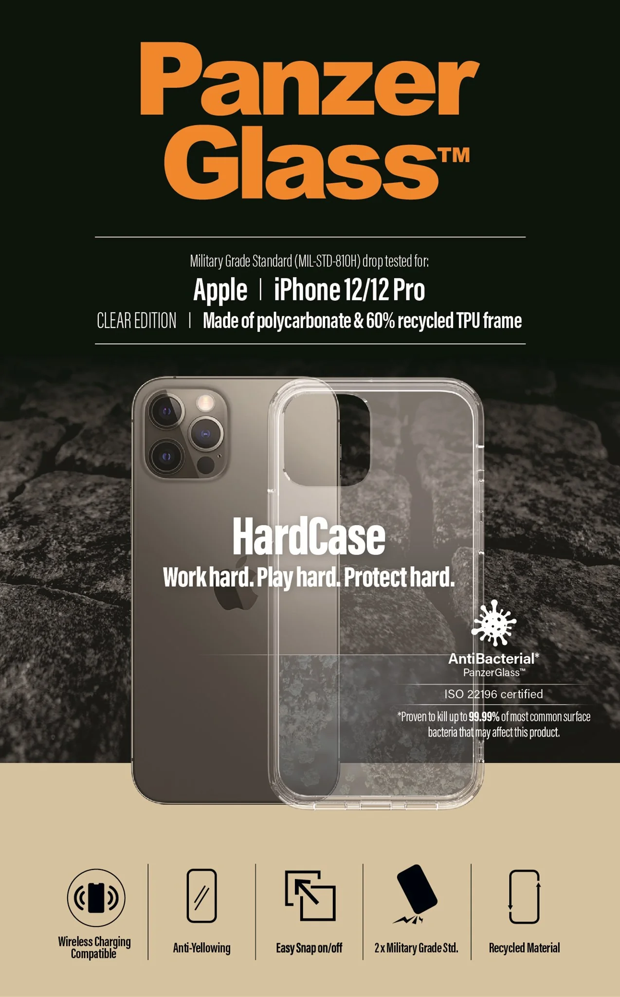 PanzerGlass® HardCase iPhone 12 | 12 Pro - Image 9
